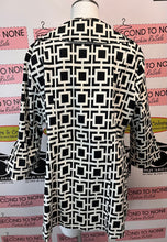 Load image into Gallery viewer, Eden Court Geometric Swing Coat (Size L)