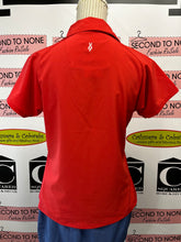 Load image into Gallery viewer, Lopez Red 1/4 Zip Polo (Size M)