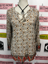Load image into Gallery viewer, Lucky Brand Printed Blouse (Size S)