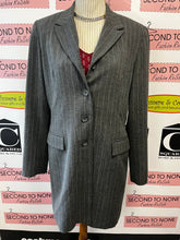 Load image into Gallery viewer, Vintage Louben Pinstripe Long Blazer (Size 12)