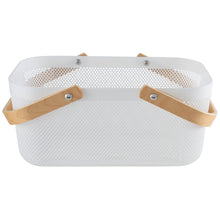 Load image into Gallery viewer, White Mesh Storage Baskets (2 Sizes)