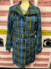 Charger l'image dans la galerie, Nova Scotia Tartan Trench Coat (Size L)