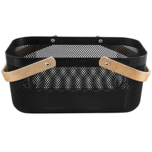 Load image into Gallery viewer, Black Mesh Storage Baskets (2 Sizes)
