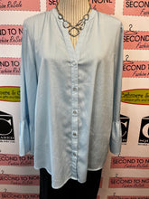 Load image into Gallery viewer, Calvin Klein Baby Blue Blouse (Size L)