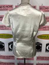 Load image into Gallery viewer, Cleo Satin Ruffle Tee (Size S)