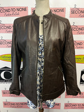Cargar imagen en el visor de la galería, Danier Brown Leather Jacket (Size M)