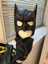 Load image into Gallery viewer, Quality Batman Mask, Cape & Gloves (One Size Fits Most)