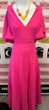 Cargar imagen en el visor de la galería, Ever New Curve Hot Pink Linen-Blend Dress (Size 18)