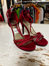 Cargar imagen en el visor de la galería, Fioni Night Studded T-Strap Heels (Size 7)