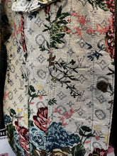 Load image into Gallery viewer, Authentic Louis Vuitton Multicolour Flower Tapestry Trucker Jacket (Size 50 Mens = L/XL)