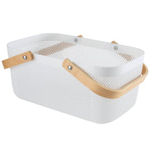 Load image into Gallery viewer, White Mesh Storage Baskets (2 Sizes)