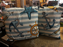 Cargar imagen en el visor de la galería, Nautical Whimsical Pillow (Only 1 Left!)