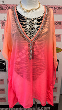Cargar imagen en el visor de la galería, Shades of Orange Cover-Up (One Size)