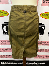 Load image into Gallery viewer, Authentic Burberry Brit Vintage Zip-Front Cargo Skirt (Size 12)