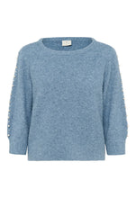 Charger l'image dans la galerie, Wool Blend Pearl Sleeve Sweater (2 Colours)