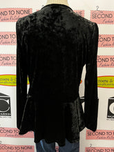 Load image into Gallery viewer, NWT Crushed Velvet Peplum Cover (Size S)