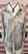 Cargar imagen en el visor de la galería, Jones New York Navy/White Top (Size L)