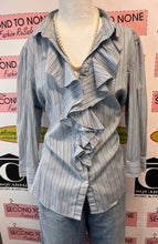 Load image into Gallery viewer, Vintage Lauren Jeans Co. Ruffle Front Blouse (Size XL)