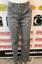 Load image into Gallery viewer, Tru Luxe Grey Embellished Jeans (Size 6)