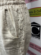 Load image into Gallery viewer, Made in Italy 100% Linen Pants (Size M/L)