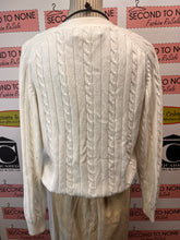 Load image into Gallery viewer, Vintage Cable Knit Cardigan (Size S)