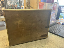 Load image into Gallery viewer, Antique Brass Magazine Rack