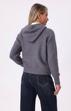Cargar imagen en el visor de la galería, Dk. Grey Double Zip Hooded Sweater (One Size)