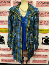 Charger l'image dans la galerie, Nova Scotia Tartan Trench Coat (Size L)