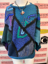 Load image into Gallery viewer, Vintage Abstract Knit Sweater (Size M)