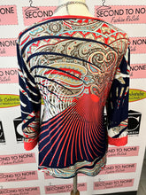 Cargar imagen en el visor de la galería, Unique Paisley Print Fooler Top (Size M)