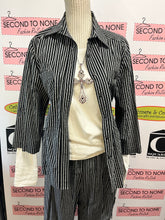 Load image into Gallery viewer, Vintage Striped Cotton Pant & Shirt Set (Size M/L)