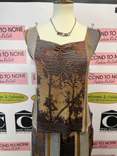 Charger l'image dans la galerie, Trees Through the Blinds Printed Skirt Set (Size 10/12)