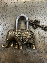 Charger l'image dans la galerie, Brass Elephant Lock & Keys (Re-Stocked!)