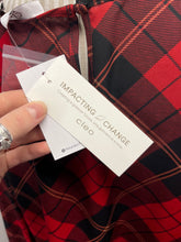 Cargar imagen en el visor de la galería, NWT Cleo Plaid Blouse (Size L)