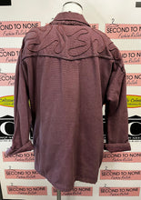 Charger l'image dans la galerie, 100% Cotton Purple Canvas Unique Jacket (Size S/M)