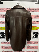 Load image into Gallery viewer, Danier Brown Leather Jacket (Size S)