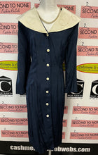 Load image into Gallery viewer, Vintage Joseph Ribkoff Nautical Collar Dress (Size 15/16)