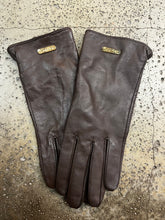 Load image into Gallery viewer, Calvin Klein Brown Leather Gloves (Size M)
