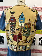 Load image into Gallery viewer, Vintage Birds & Chickens Reversible Vest (Size L/XL)