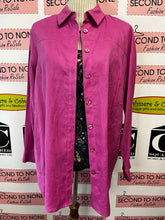 Charger l'image dans la galerie, Pink 100% Linen Overshirt (Size M)