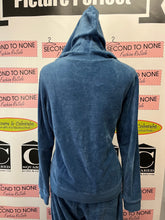 Load image into Gallery viewer, Teal Velour Track Suit (Size M)
