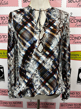 Load image into Gallery viewer, Ted Baker Lyzaa Quartz Blouse (Size 1=S)
