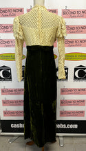 Load image into Gallery viewer, Vintage Handmade Lace & Velvet Dress (Size S)