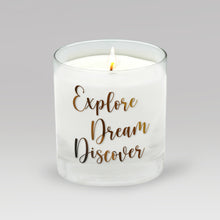 Load image into Gallery viewer, Glass Jar Soy Candles With Sayings (3 Different Sayings)