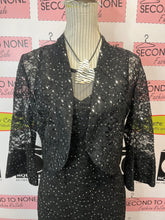 Load image into Gallery viewer, All-Over Lace & Sequin Little-Black-Dress (Only 1 Left!)