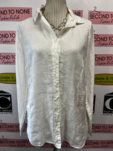Charger l'image dans la galerie, J. Crew 100% White Linen Blouse (Size 10)