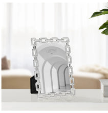 Charger l'image dans la galerie, Cadre photo à maillons de chaîne (2 tailles/2 couleurs)