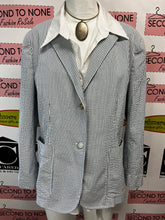 Load image into Gallery viewer, Chaps Striped Blazer (Size 16)