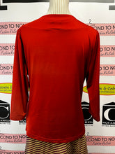 Load image into Gallery viewer, Vintage Danier Faux Wrap Top (Size L)