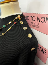 Cargar imagen en el visor de la galería, Calvin Klein Black Mock Neck (Size M)